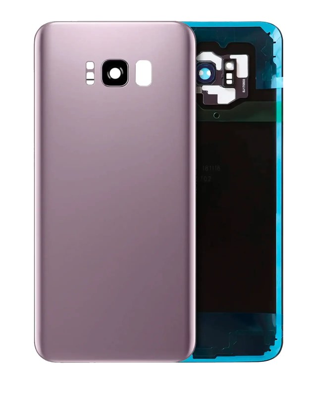 vetro cover posteriore con Vetro fotocamera per Samsung Galaxy S8 Plus (No Logo) (Rose Rosa)