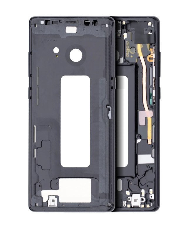 Frame centrale per Samsung Galaxy Note 8 (con minuteria) (Mezzanotte Nero)