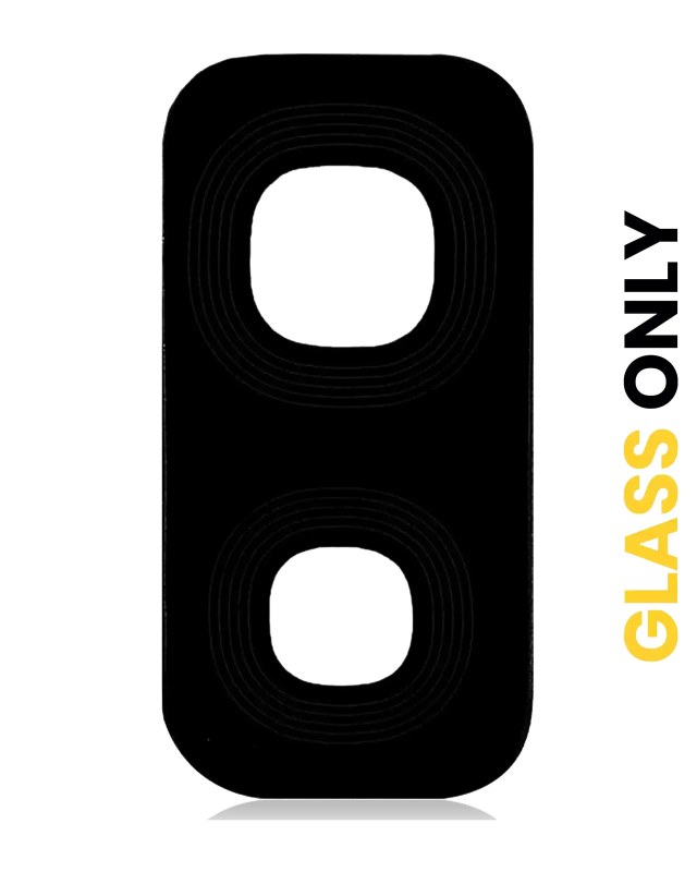 Lente fotocamera posteriore (solo vetro) con adesivo per Samsung Galaxy S9 Plus (tutti i colori) (10 pezzi)