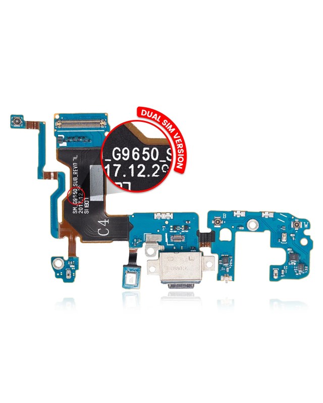 Connettore di ricarica con flat per Samsung Galaxy S9 Plus (G9650) (Dual Sim Version)