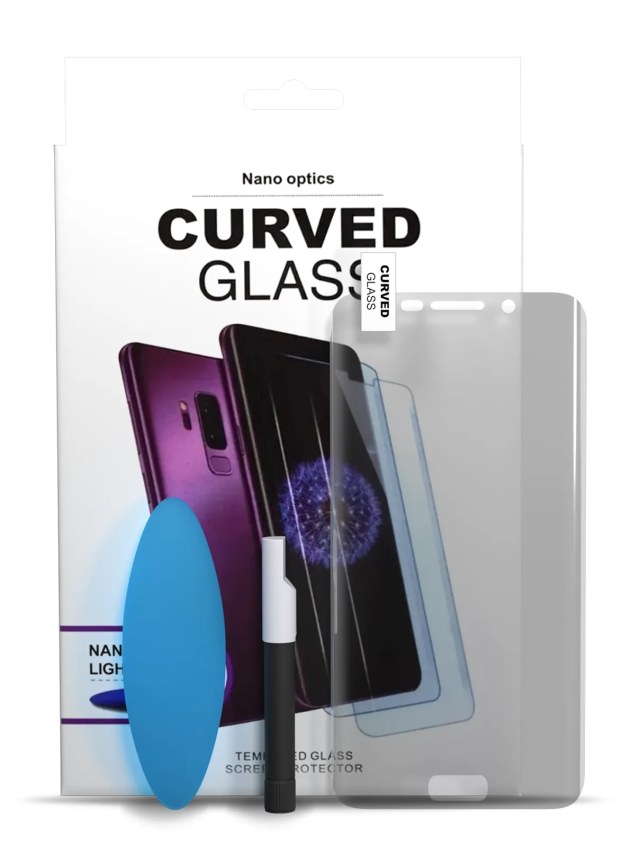 UV Vetro temperato con Glue per Samsung Galaxy S6 Edge (Case Friendly)
