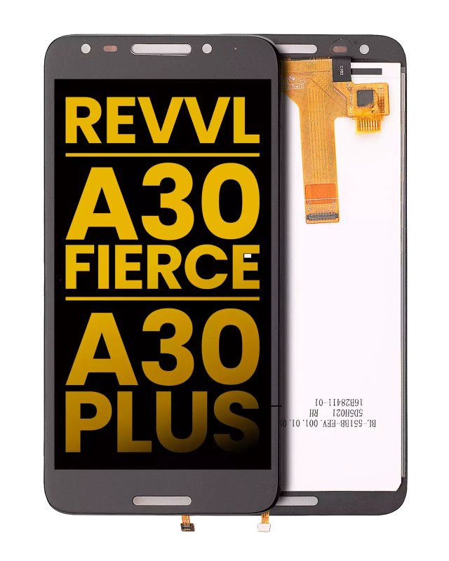 Display LCD completo senza Frame per T-Mobile Revvl / Alcatel A30 Fierce (5049 / 2017) (Refurbished) (tutti i colori)