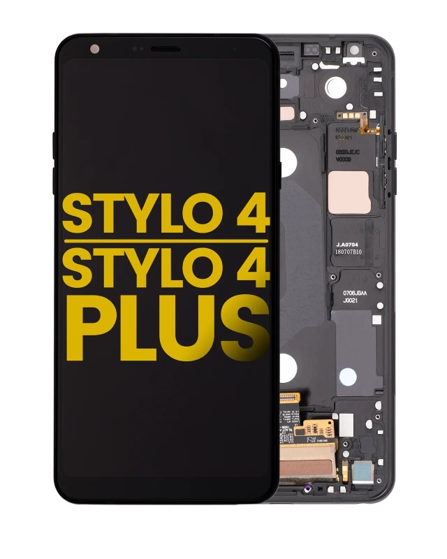 Display LCD completo con Frame per LG Stylo 4 / Stylo 4 Plus (Refurbished) (Aurora Nero)