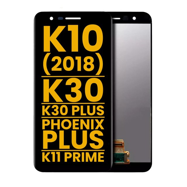 Display LCD completo senza Frame per LG K10 (2018) / K30 / K30 Plus / Phoenix Plus / K11 Prime (Refurbished) (tutti i colori)