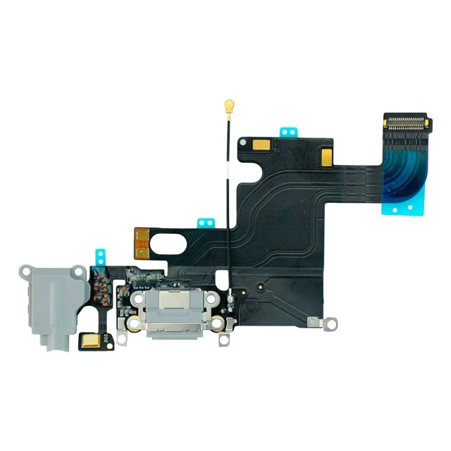 Flat connettore di ricarica per iPhone 6 (Premium) (Argento)