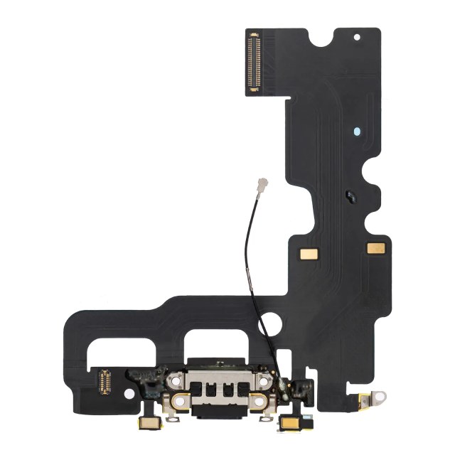 Flat connettore di ricarica per iPhone 7 (Aftermarket) (Jet / Matte Nero)