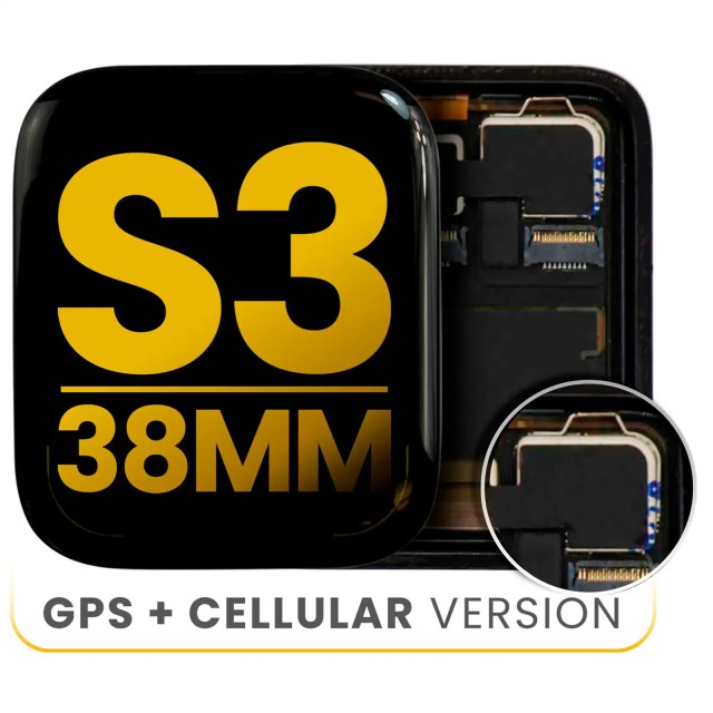 Display OLED completo per Watch Series 3 (38MM) (GPS e Cellular Version) (Premium)