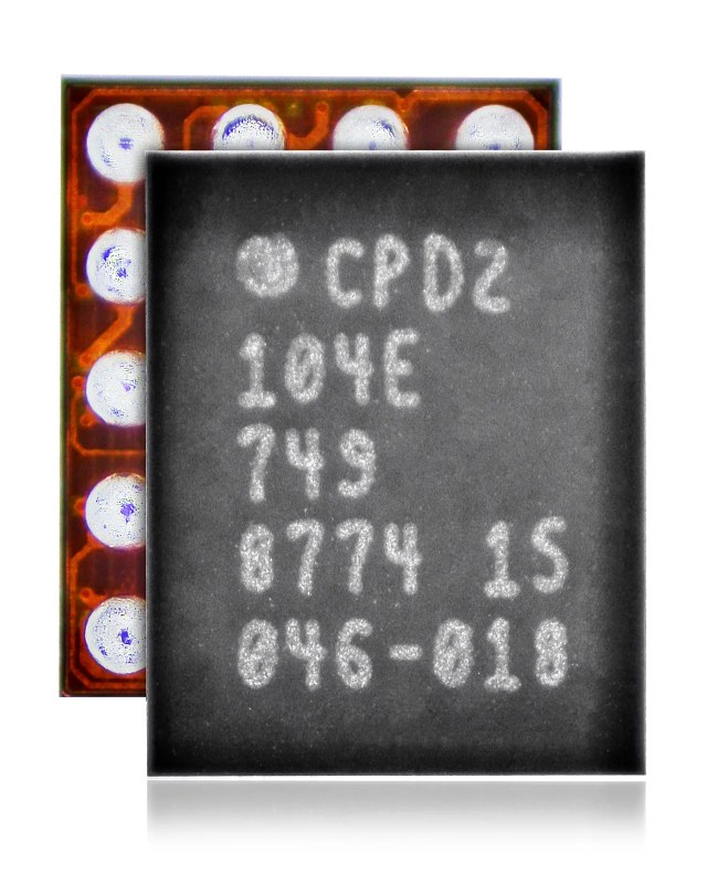 USB-PD Charging IC per iPhone 8 / 8 Plus / X / XS / XR / XS Max / 11 / 11 Pro / 11 Pro Max (U6200 CPD2)