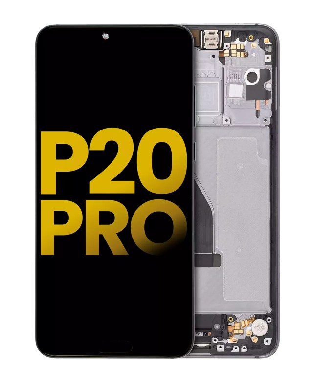 Display OLED completo con Frame per Huawei P20 Pro (Refurbished) (Nero)