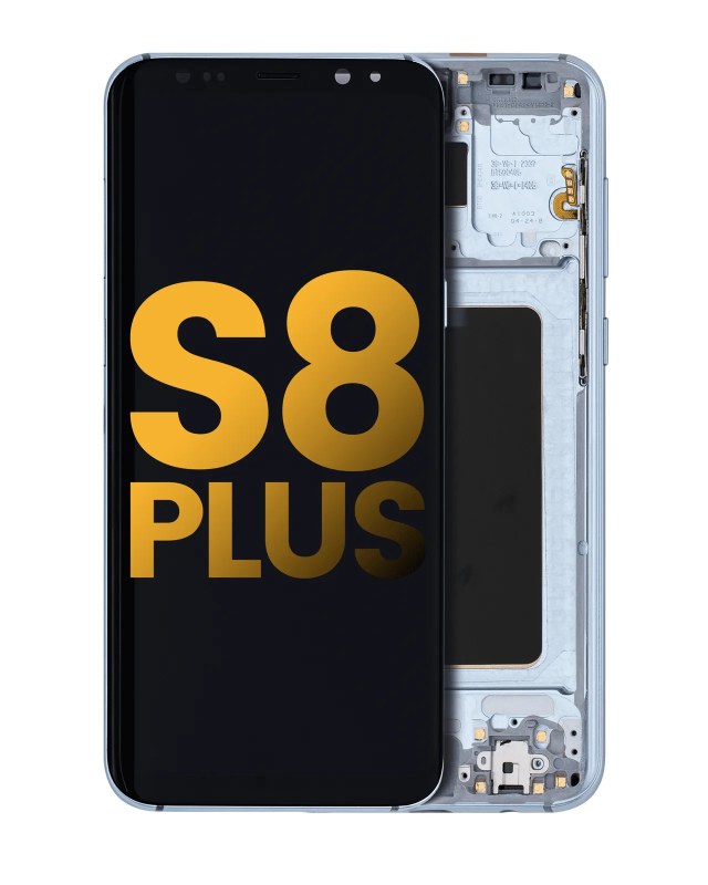 Display OLED completo con Frame per Samsung Galaxy S8 Plus (Refurbished) (Coral Blu)