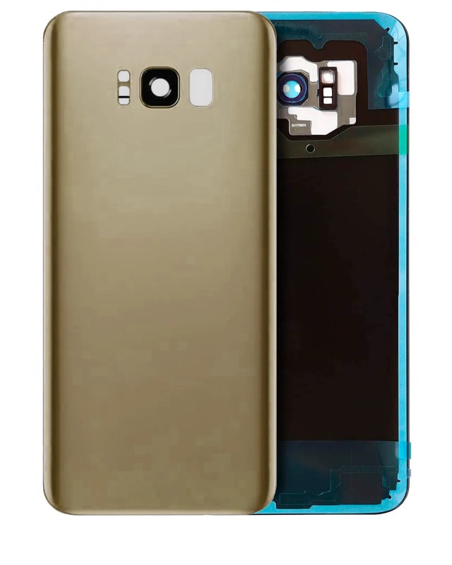 vetro cover posteriore con Vetro fotocamera per Samsung Galaxy S8 Plus (No Logo) (Maple Oro)
