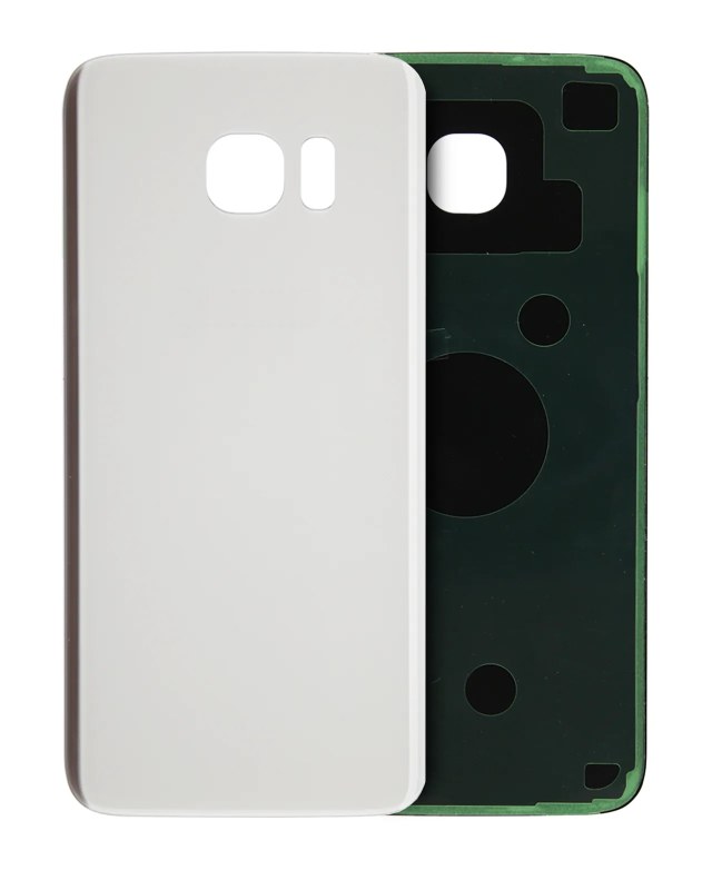vetro cover posteriore per Samsung Galaxy S7 Edge (Used Service Pack Pull: grado A) (Argento)