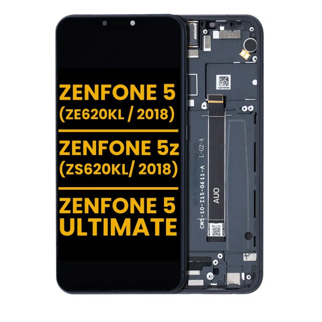 Display LCD completo senza Frame per Asus ZenFone 5 (ZE620KL / 2018) / 5z (ZS620KL / 2018) / Asus ZenFone 5 Ultimate (Refurbished) (tutti i colori)