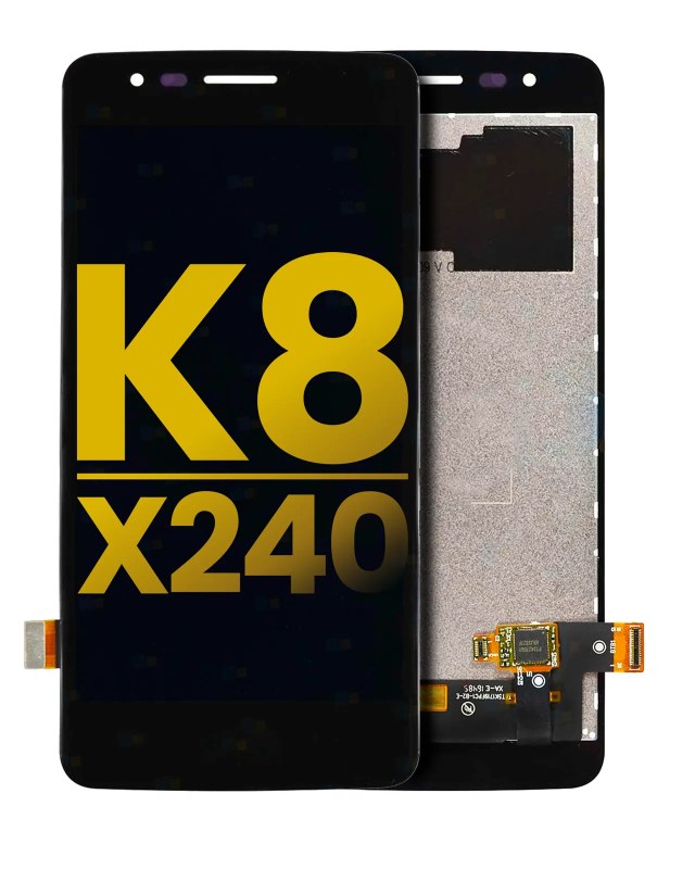 Display LCD completo senza Frame per LG K8 (2017) / Aristo (International Version) (Refurbished) (Nero)