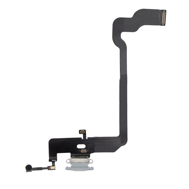 Flat connettore di ricarica per iPhone XS (Premium) (Argento)