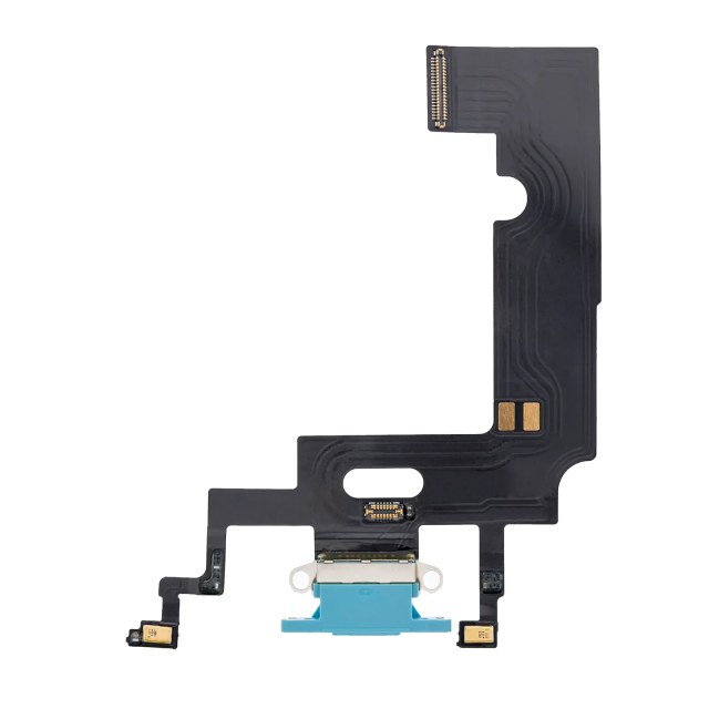 Flat connettore di ricarica per iPhone XR (Premium) (Blu)