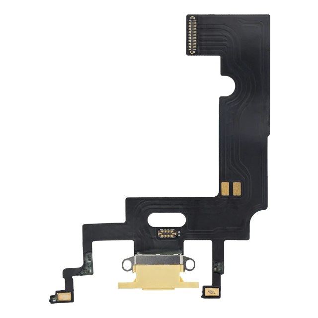 Flat connettore di ricarica per iPhone XR (Premium) (Giallo)