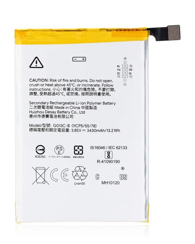 Batteria di ricambio per Google Pixel 3 XL (G013C-B)