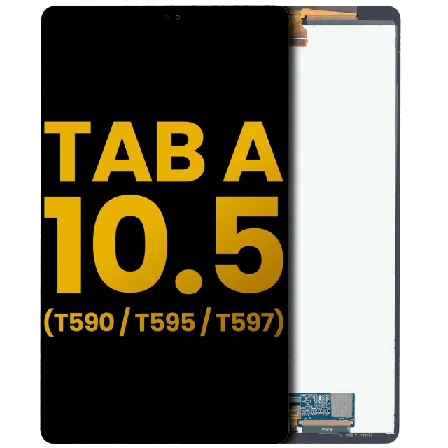 Display LCD completo senza Frame per Samsung Galaxy Tab A 10.5" (T590 / T595 / T597) (2018) (Refurbished) (Nero)