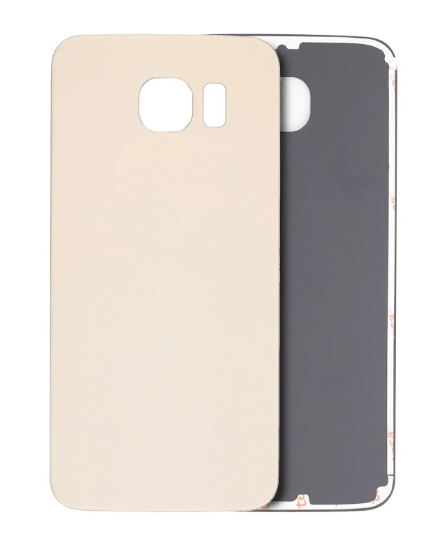 vetro cover posteriore per Samsung Galaxy S6 (No Logo) (Oro)