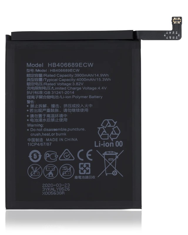 Batteria di ricambio per Huawei Mate 9 (2016) / Y7 (2019) / Y9 (2019) / Honor 8C (HB396689ECW / HB406689ECW) (HW-M9)
