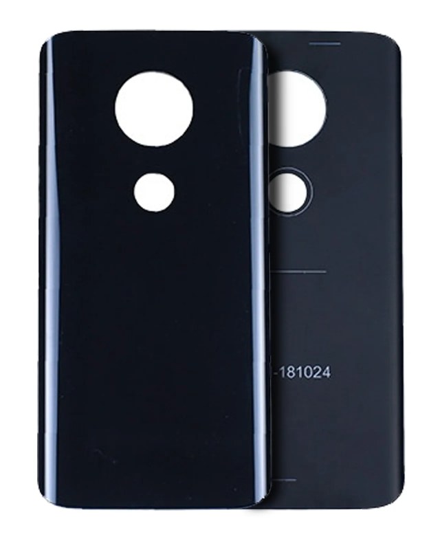 vetro cover posteriore per Motorola Moto G7 (XT1962 / 2019) (Ceramic Nero)