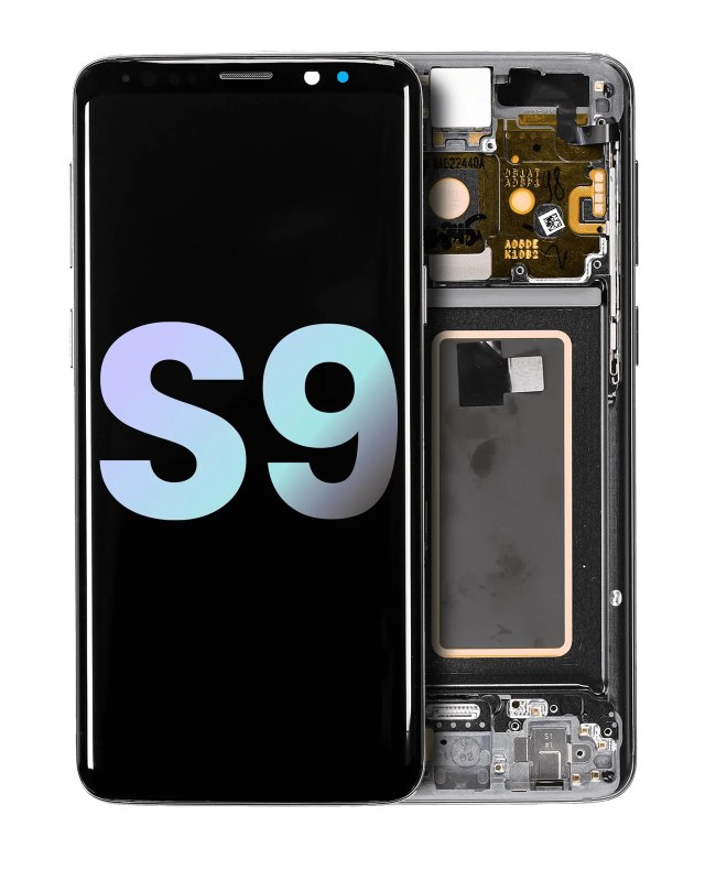 Display OLED completo con Frame per Samsung Galaxy S9 (Service Pack) (Titanio Grigio)