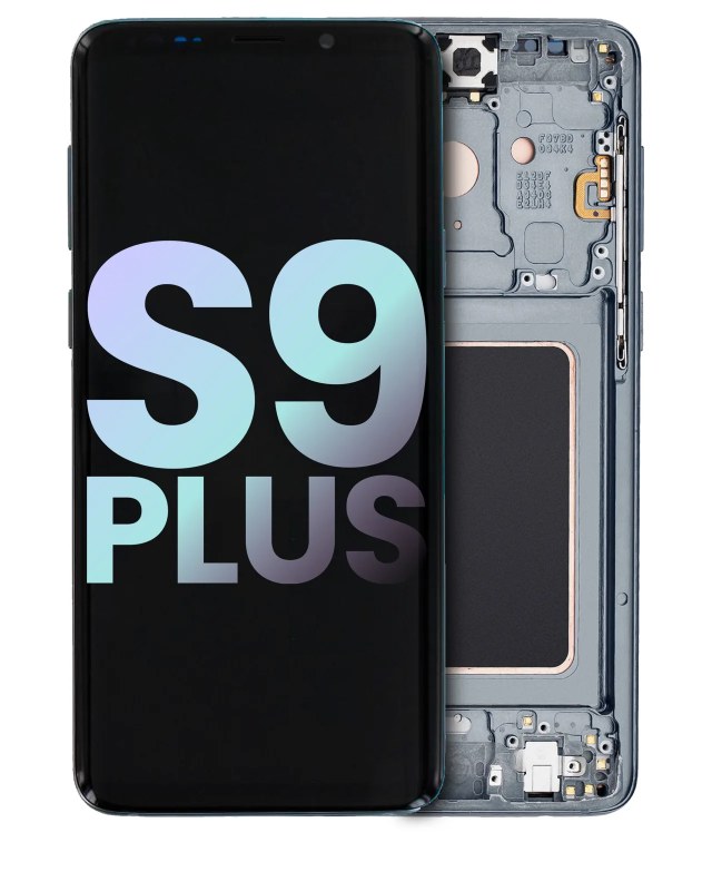 Display OLED completo con Frame per Samsung Galaxy S9 Plus (Service Pack) (Titanio Grigio)