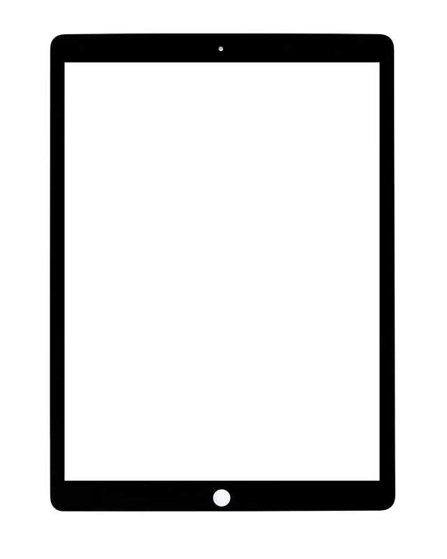 Solo vetro frontale per iPad Pro 12.9" 2nd Gen (2017) (Nero) (separazione vetro richiesta)