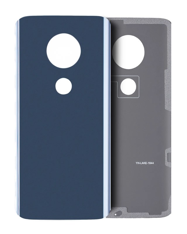 vetro cover posteriore per Motorola Moto G7 Plus (XT1965 / 2019) (Deep Indigo / Blu)