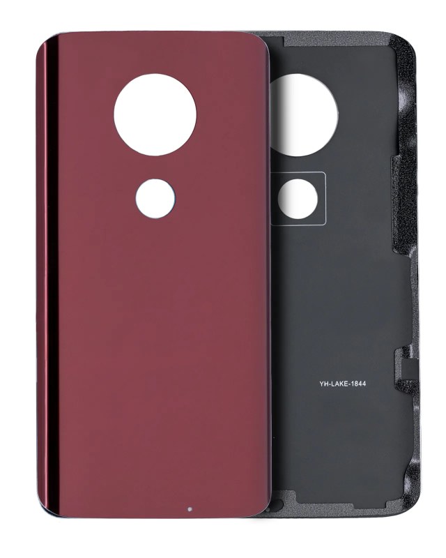 vetro cover posteriore per Motorola Moto G7 Plus (XT1965 / 2019) (Viva Rosso)