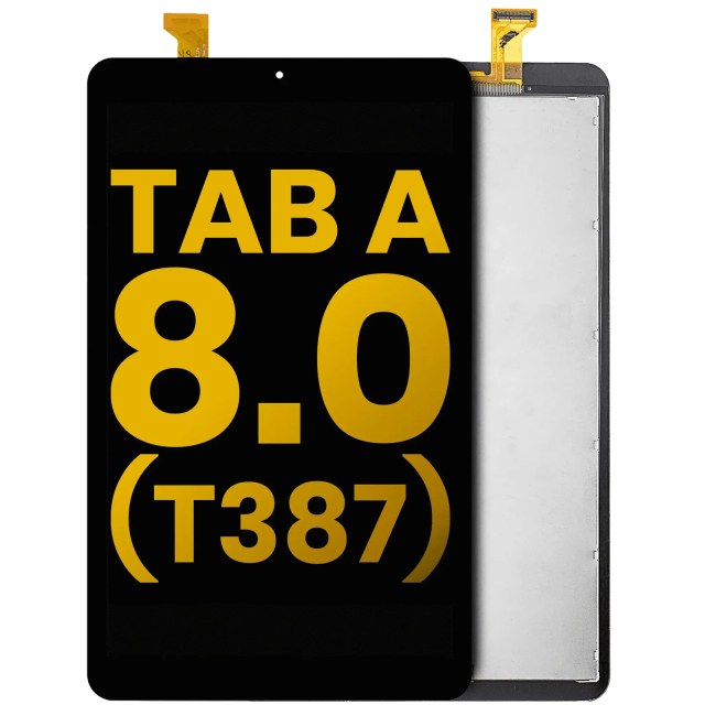 Display LCD completo senza Frame per Samsung Galaxy Tab A 8.0" (T387) (2018) (Refurbished) (Nero)