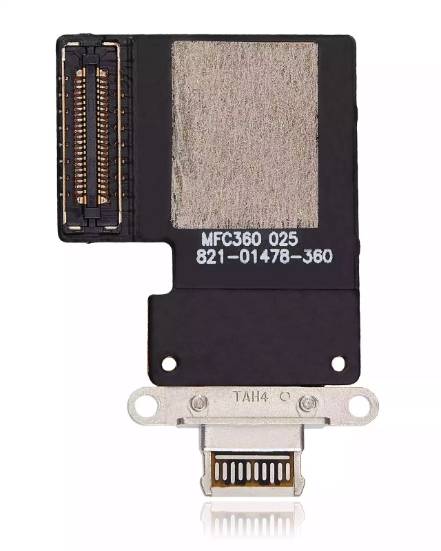 Flat connettore di ricarica per iPad Pro 12.9" 3rd Gen (2018) / 4th Gen (2020) / iPad Pro 11" 1st Gen (2018) / Pro 11" 2nd Gen (2020) (Premium) (Bianco)