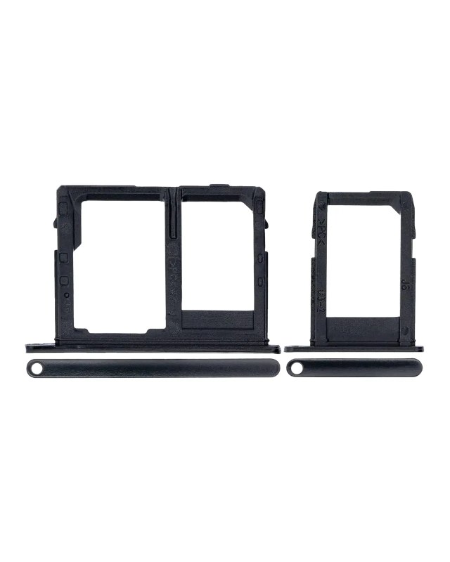 Carrellino SIM per Samsung Galaxy J8 (J810 / 2018) (Nero) (2 set pezzi)