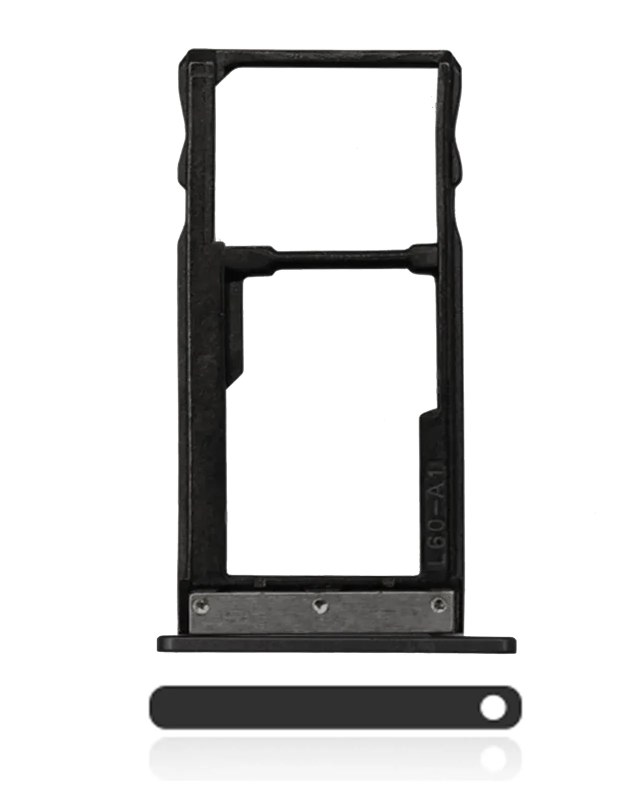 Carrellino SIM per Motorola Moto M (XT1662 / 2016) (Nero)