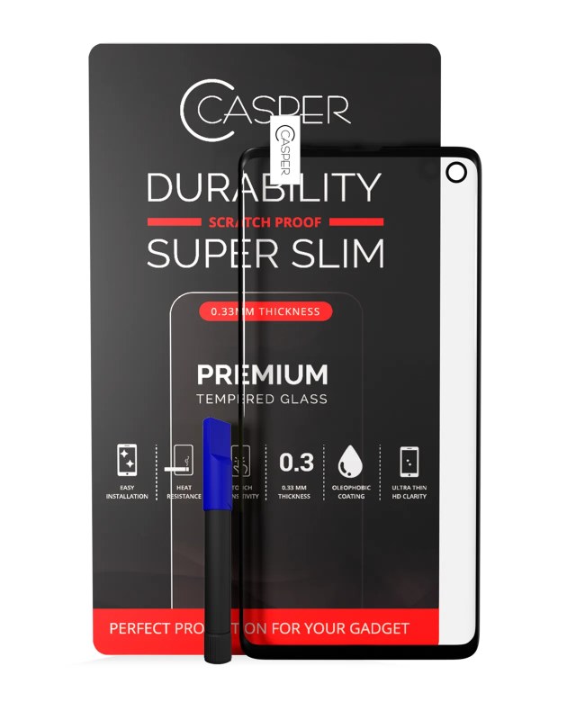 UV Vetro temperato con Glue per Samsung Galaxy S10 (Case Friendly) (confezione retail)