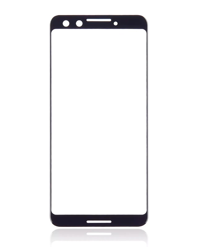 Front Cover Vetro per Google Pixel 3 (Just Nero)