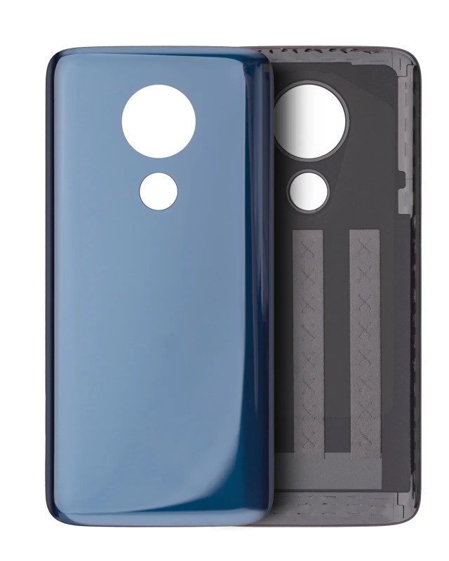 vetro cover posteriore per Motorola Moto G7 Power (XT1955 / 2019) (Marine Blu) (US Version)