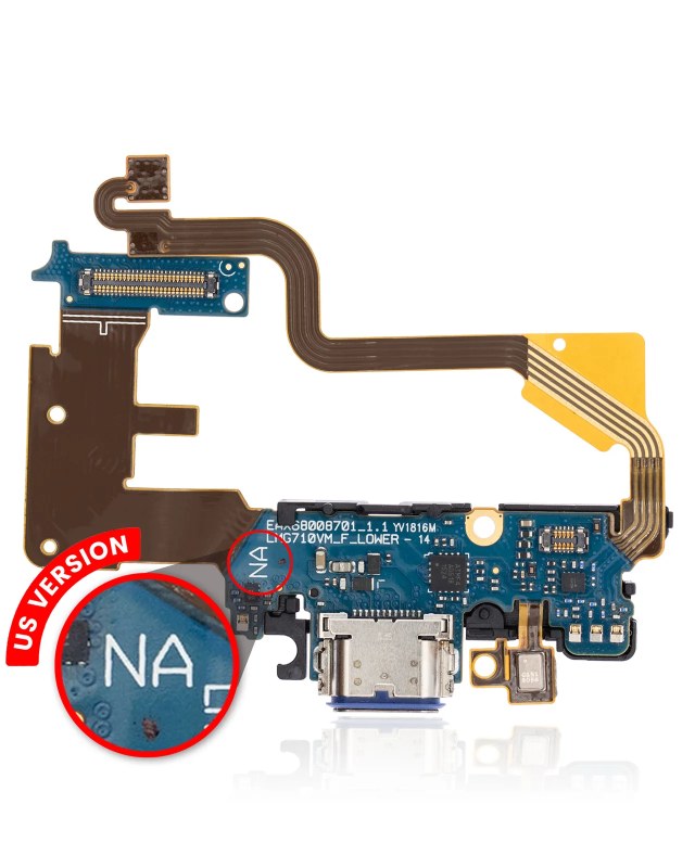Flat connettore di ricarica per LG G7 ThinQ (US Version / LMG710VM / Version 1.1)