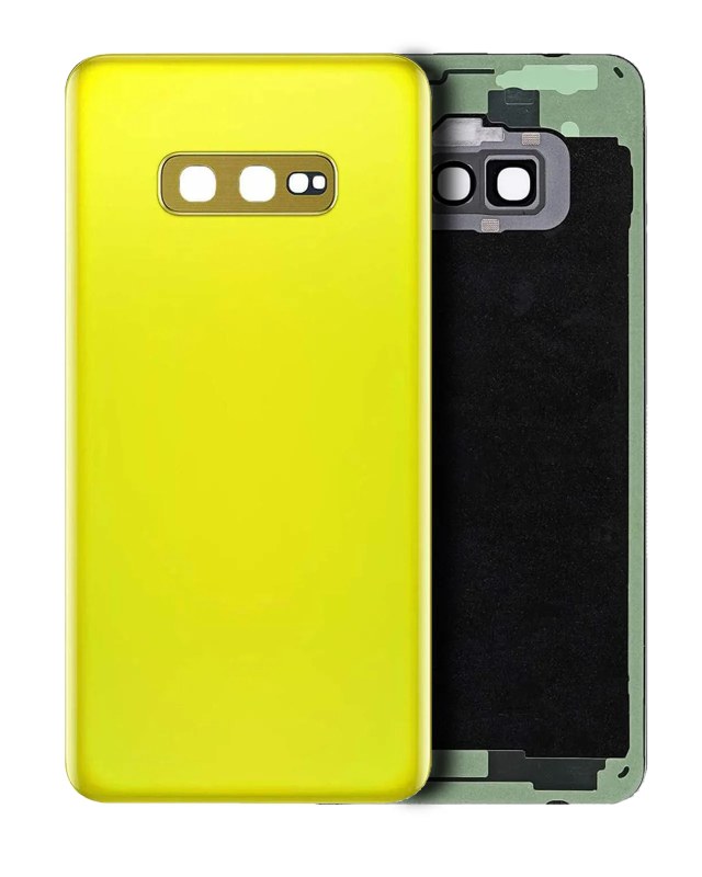 vetro cover posteriore con Vetro fotocamera per Samsung Galaxy S10E (No Logo) (Canary Giallo)