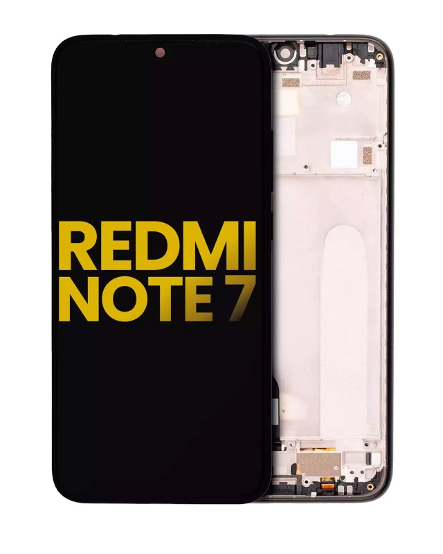 Display LCD completo con Frame per Xiaomi Redmi Note 7 / 7 Pro (Refurbished) (Nero)