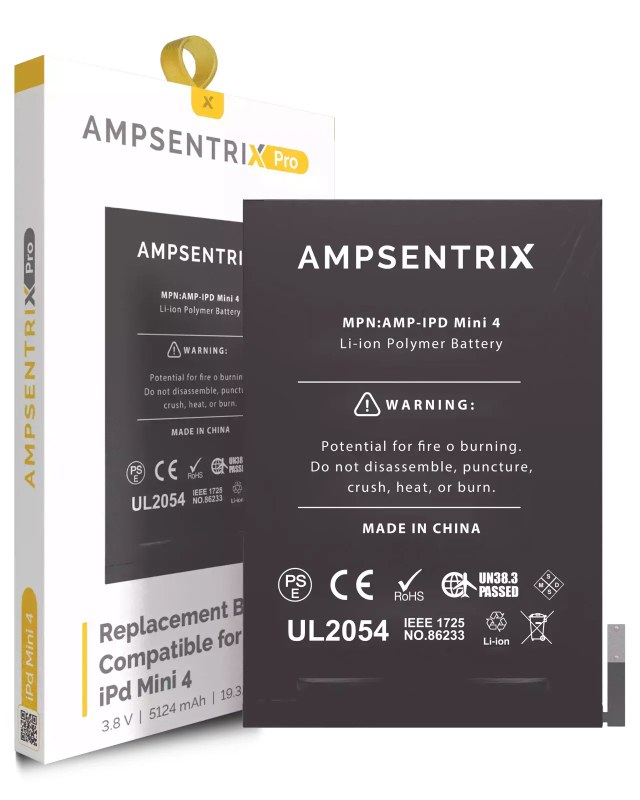 Batteria di ricambio per iPad Mini 4 (AmpSentrix Pro)