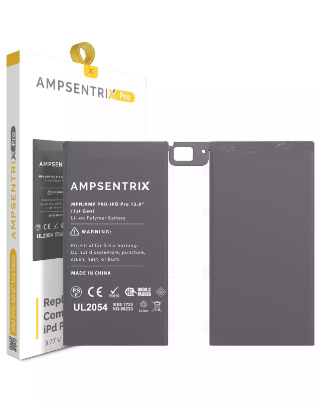 Batteria di ricambio per iPad Pro 12.9" 1st Gen (2015) (AmpSentrix Pro)