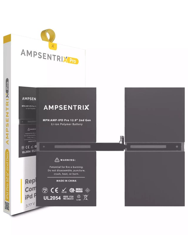 Batteria di ricambio per iPad Pro 12.9" 2nd Gen (2017) (AmpSentrix Pro)