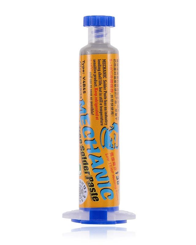 Solder Paste Low Temperature RoHs Lead-Free 40g (V40-BS458) (Mechanic)