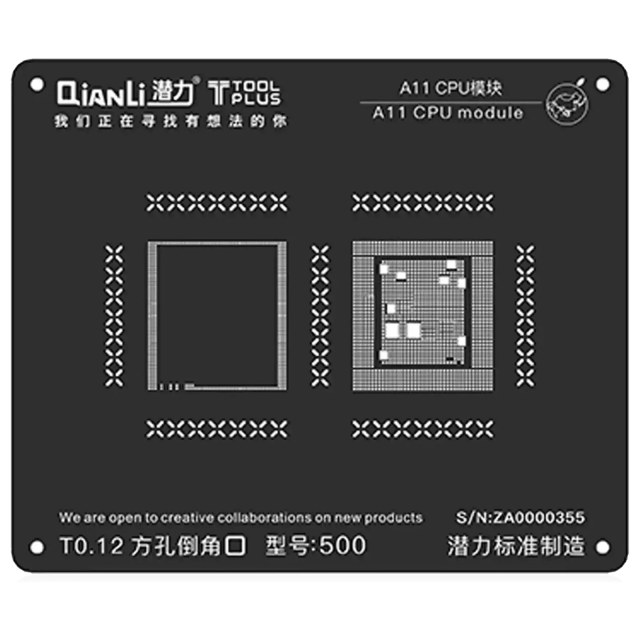 A11 S500 iBlack Stencil (2D) (Qianli)