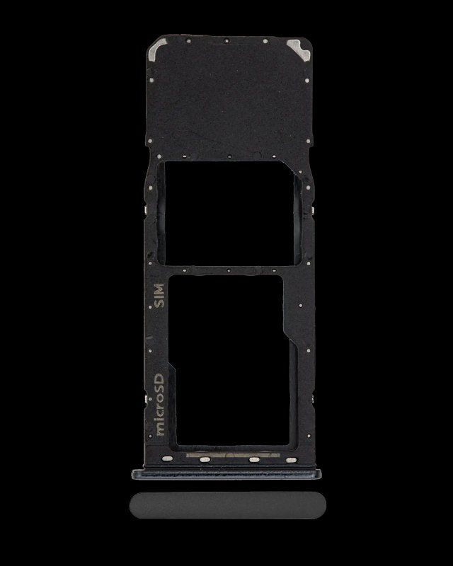 Carrellino SIM singola per Samsung Galaxy A20 (A205 / 2019) / A30 (A305 / 2019) / A50 (A505 / 2019) (Nero)