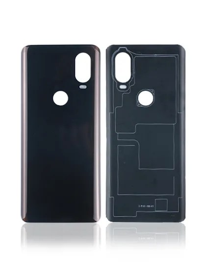 vetro cover posteriore per Motorola One Vision / P50 (XT1970 / 2019) (Used Service Pack Pull: grado A) (Gradient / Bronze)