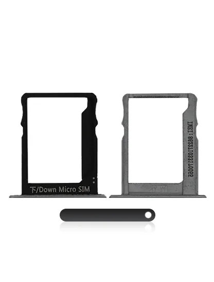 Sim Card + SD Card Tray per Huawei P8 Lite (Nero)