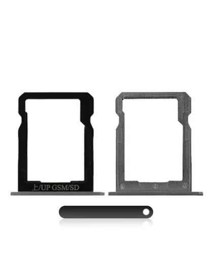 Sim Card + SD Card Tray per Huawei P7 (Nero)